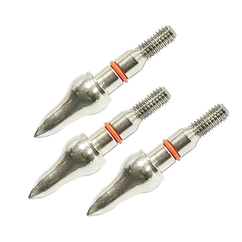 Field Points arrowheads 100 Grains Archery Field Points, 5/16" Stainless Steel Screw in Archery Field Tips and Broadheads (1 Dozen 12 PCS)