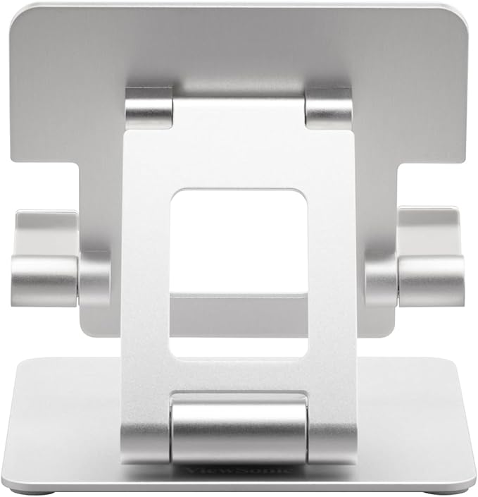 ViewSonic LCD-STND-001 Portable Monitor Stand with 360 Swivel, Tilt, and Height Adjustment for Monitors up to 17 Inches
