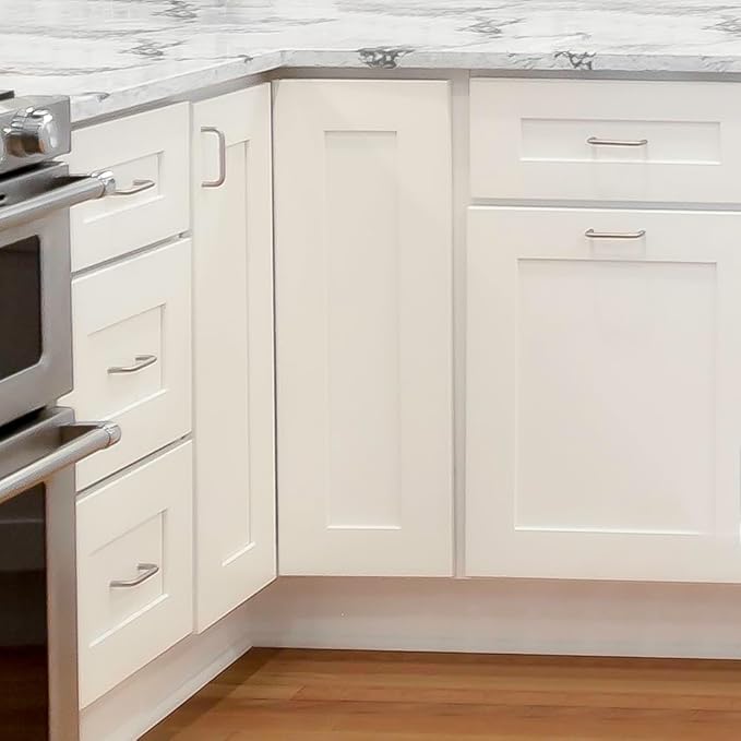 Design House Brookings Shaker Unassembled Wall Kitchen Cabinet W2430, 24 W x 12 D x 30 H, Painted White, Solid Wood, Design House, 561720