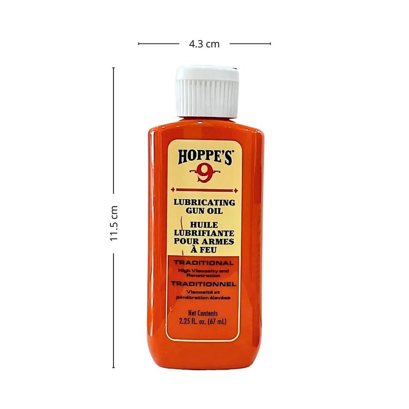 Hoppe's Oil Combo Pack - No. 9 Precision Bundled with 2-1/4 oz Refill