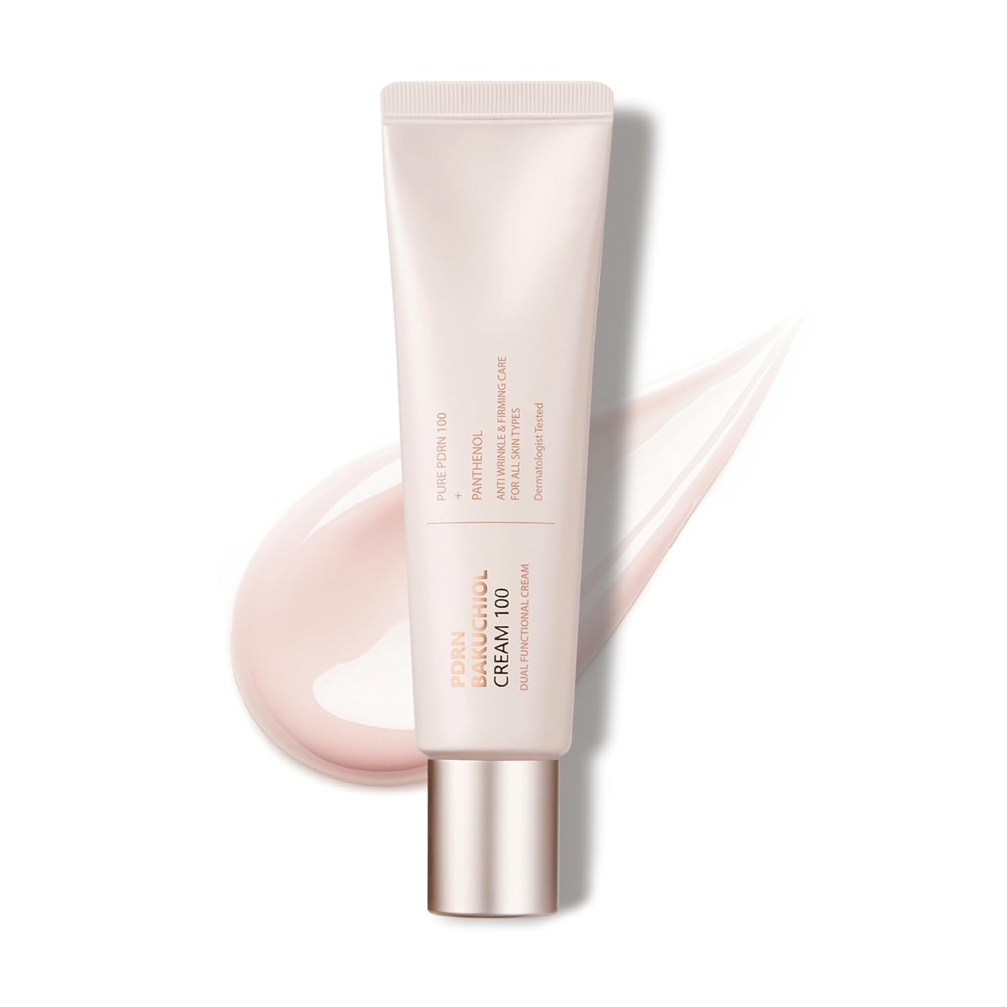 PDRN Cream with Salmon DNA, Ceramide NP, Collagen, Plant Based Bakuchiol, Moisturizing Bifida and Hyaluronic, CUSKIN, Korean Skin Care PDRN Cream, 50 ml (1.69 fl. oz.)
