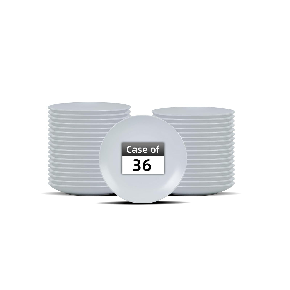 IRESTAURANT PLUS Stoneware Coupe Commercial Grade Dinnerware, Ivory, Plate 12.25", Case of 12