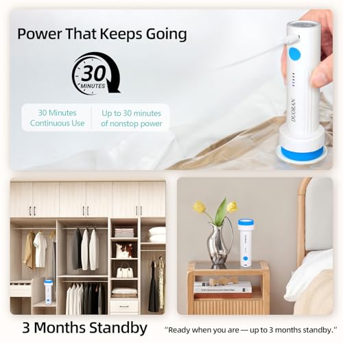 Hanging Vacuum Storage Bags with Electric Pump – 6 Pack (3 Long, 3 Short) Hanging Vacuum Seal Bags for Clothing, Closet Organizer Space Saver for Suits, Jackets & Coats - size: 6 Combo-EPump