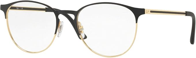 Ray-Ban Unisex Rx6375 Round Prescription Eyeglass Frames