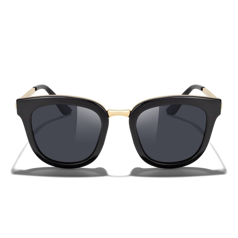 MERRY'S Girls Cat Eye Sunglasses for kids Children Polarized Sunglasses S7001 (Black, 46)