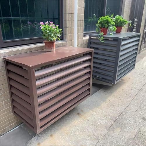 Outdoor Air Conditioner Cover Aluminum Decorative Fence Privacy Screen