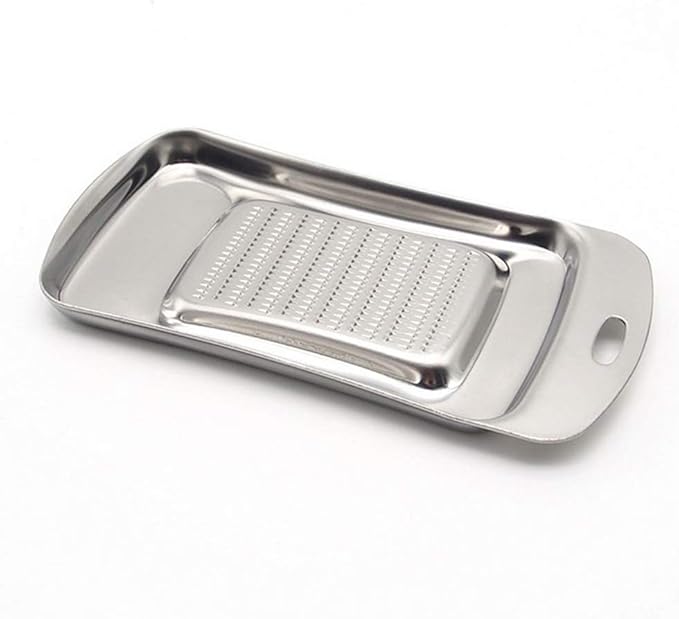 Cunyuer Ginger Grater Tool, Stainless Steel Ginger Grater, Kitchen Grinder Zester Tool for Garlic