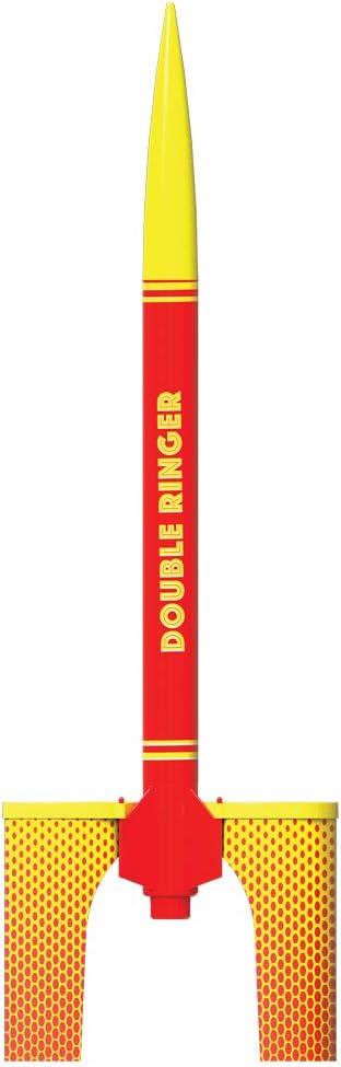Estes Double Ringer Flying Model Rocket Kit | Easy to Build Beginner Rocket | Fun Educational Activity | Cool Science for Kids