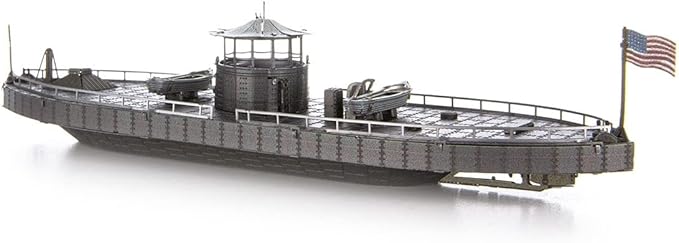 Metal Earth Fascinations Premium Series Monitor & Merrimack 3D Metal Model Kit