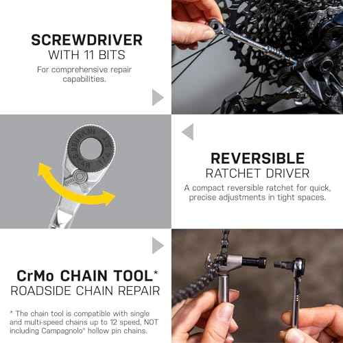 Topeak Ratchet Rocket, Lite DX+ or Essential, Lightweight Ratchet Tool Set with Bits and Carry Bag