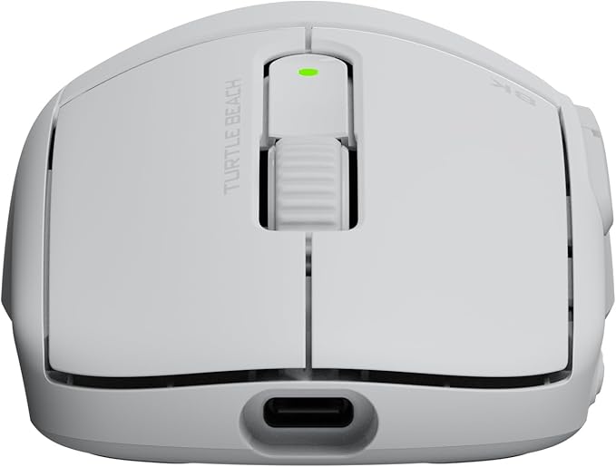 Turtle Beach Burst II Pro Wireless Esports Gaming Mouse, 8000 Polling, 57g Ultra Lightweight, 150-Hr Rechargeable Battery, Optical Switches, 30000 DPI Optical Sensor, 8 Inputs, Bluetooth – White