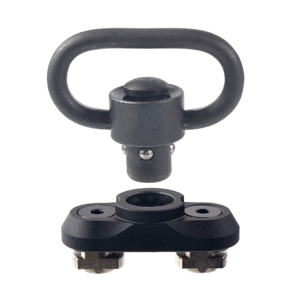 JIALITTE Mount Standard 1.25'' QD Swivel with Base for Mlok Rail System