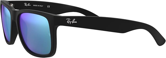 Ray-Ban unisex-adult Rb4165f Justin Low Bridge Fit Rectangular Sunglasses