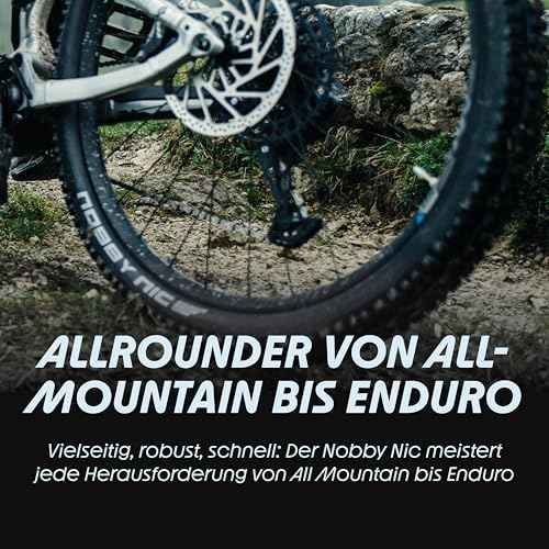 Schwalbe Nobby Nic, Pneumatici per Bicicletta Unisex-Adulto, Nero, Taglia Unica