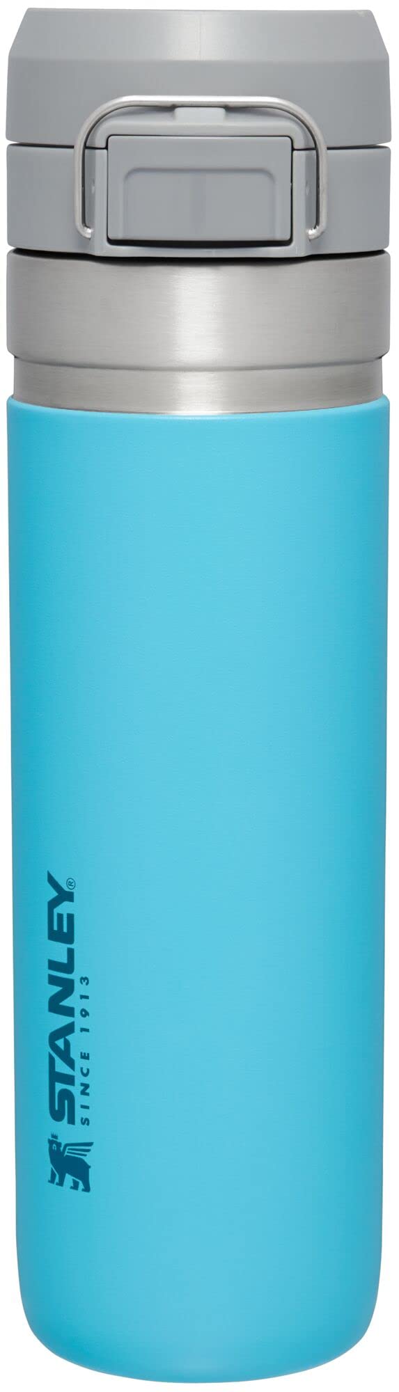 Stanley Quick Flip GO Water Bottle 24 oz | Push Button Lid | Leakproof and Packable for Travel and Sports | Insulated Stainless Steel | BPA-Free | Pool