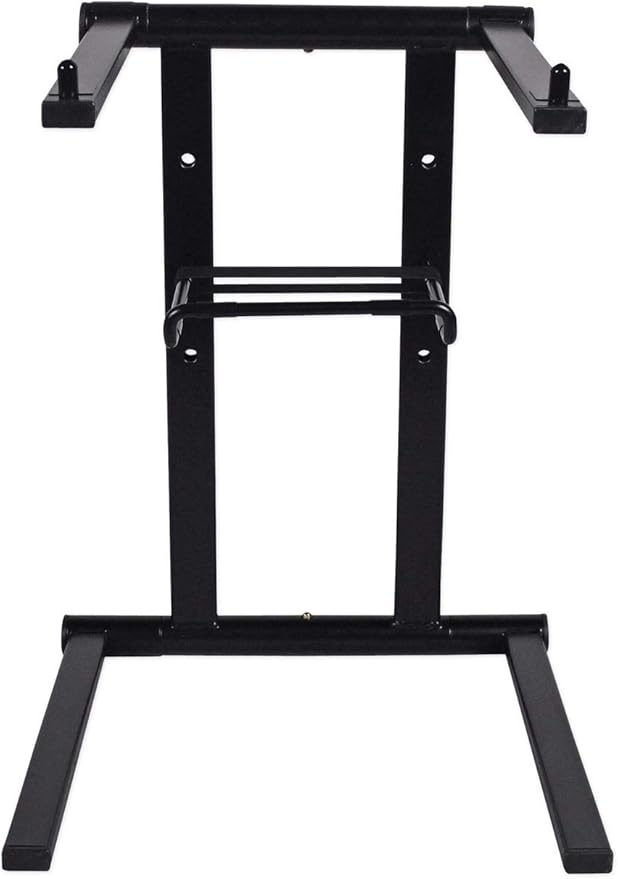 Rockville RLS2400 Foldable DJ Laptop Stand, Aluminum, Lightweight, Portable, Collapsible, Free Carrying Bag, Space-Saving, Perfect for DJs and Musicians