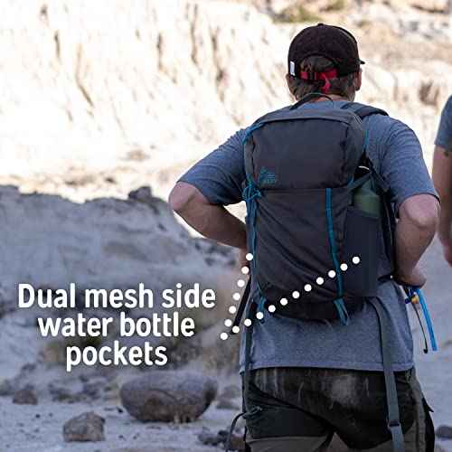 Kelty Asher Day Hiking Pack, 18-85 Liter Capacity, Men¡¯s and Women¡¯s Hiking, Backpacking, Travel Pack, Hydration Compatible, Internal Frame 2023 Model (24L Beluga)