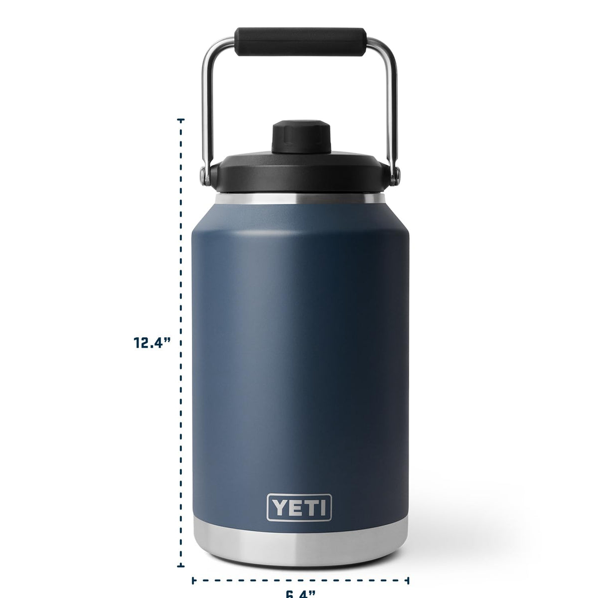 YETI Rambler Gallon Jug 2.0, Vacuum Insulated, Leakproof, Stainless Steel with MagCap, Rescue Red