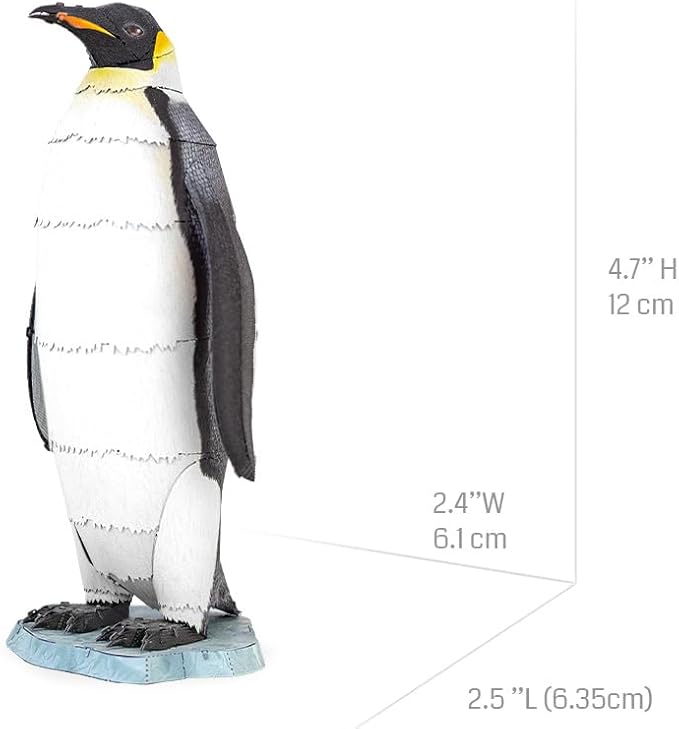 Metal Earth Emperor Penguin 3D Metal Model Kit Fascinations