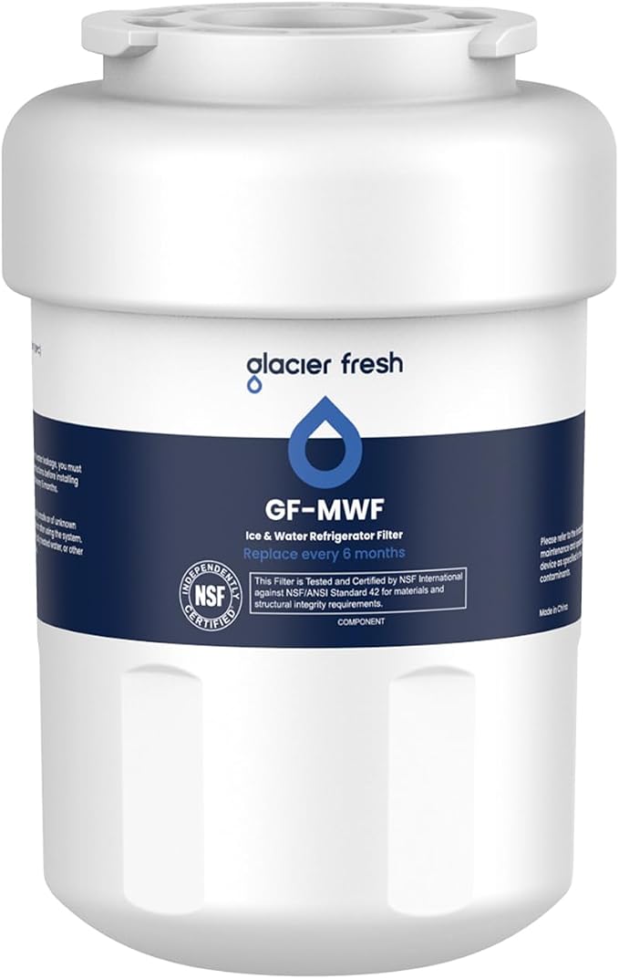 GLACIER FRESH Replacement for MWF Refrigerator Water Filters, SmartWater MWFP