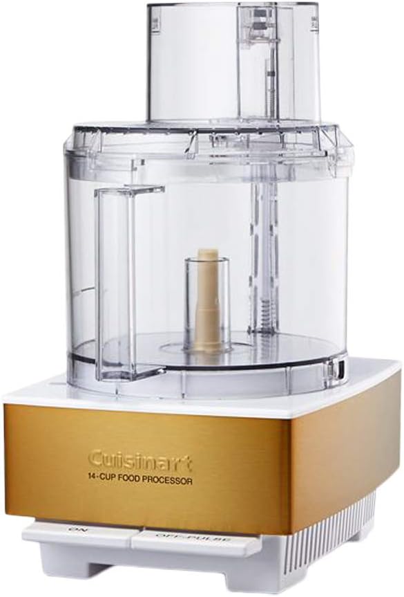 Cuisinart Food Processor 14-Cup Vegetable Chopper for Mincing, Dicing, Shredding, Puree & Kneading Dough, Copper, DFP-14CPY