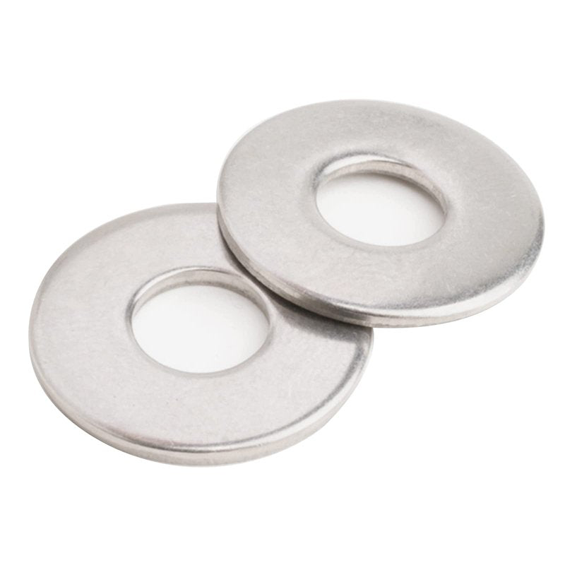 Instockbolts M6 x 12mm OD Flat Washer, 18-8 (304) Stainless Steel Washers Flat, 150PCS