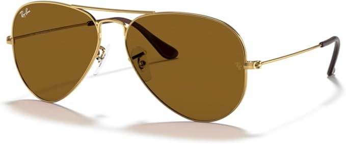 Ray-Ban RB3025 Metal Aviator Sunglasses For Men For Women +BUNDLE with ACCESSORY EYEWEAR KIT