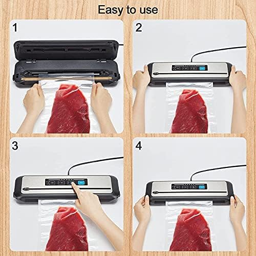 INKBIRD WIFI Sous Vide Cooker Bundle with Vacuum Sealer Machine,1000W Sous-Vide Cooker Immersion Circulator with 14 Preset Recipes on APP and Thermal Immersion with Timer