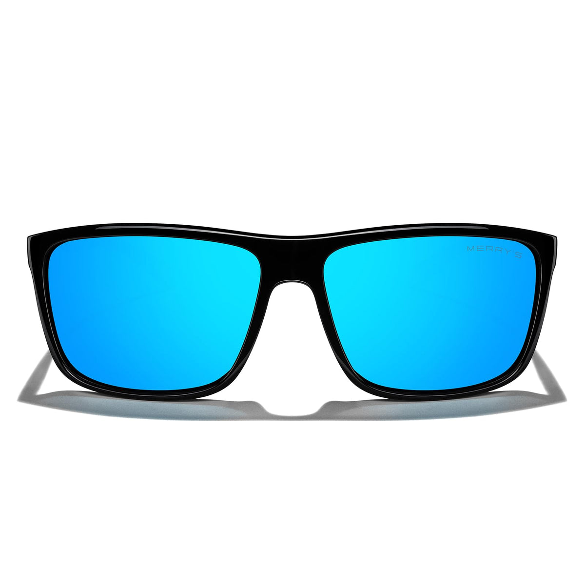MERRY'S Rectangular Polarized Sports Sunglasses for Men Women Cycling Driving Fishing UV400 Protection S8225