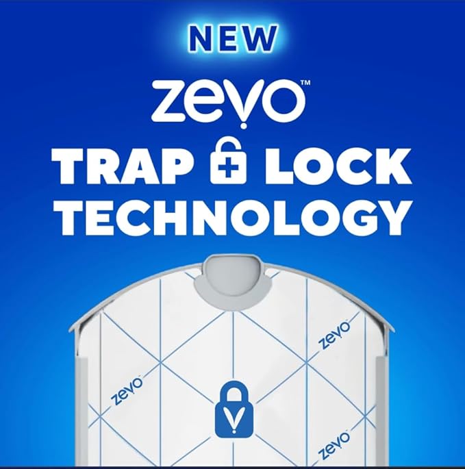 Zevo Flying Insect Trap Replacement Cartridges – 2-Pack – Odorless, Mess-Free Refills for Zevo Devices