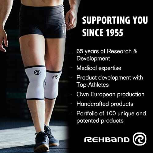 Rehband Rx Original Back Support, back compression 7mm neoprene, strong support and high stability for lower back, weightlifting fitness support, Colour:Blue, Size:X-Large
