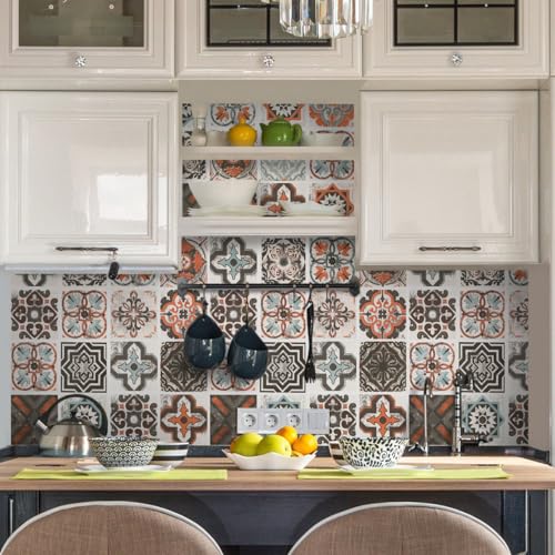 Timeet Peel and Stick Wallpaper Kitchen Contact Paper Waterproof Peel and Stick Backsplash Wallpaper Self Adhesive Tile Contact Paper for Kitchen Countertop Shelf Drawers Liner 15.74"x78.7"