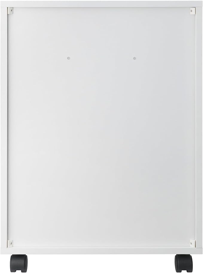 Winsome Halifax Bins & Drawers Mobile Cabinet, for Home Office, White