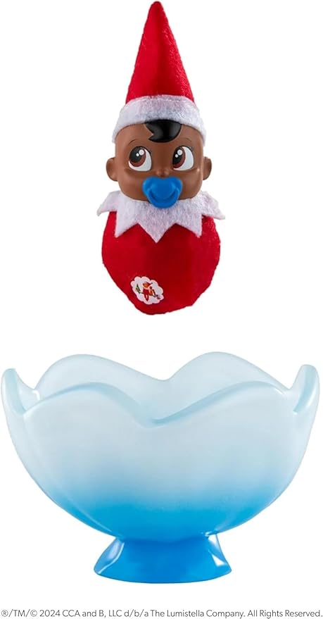 The Elf on The Shelf Frost Pips Dark Tone Duo: Boy and Girl Dark Tone Mini-Blooms
