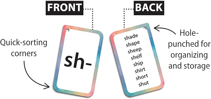 Teacher Created Resources Initial Consonants, Blends & Digraphs Flash Cards (EP62044)