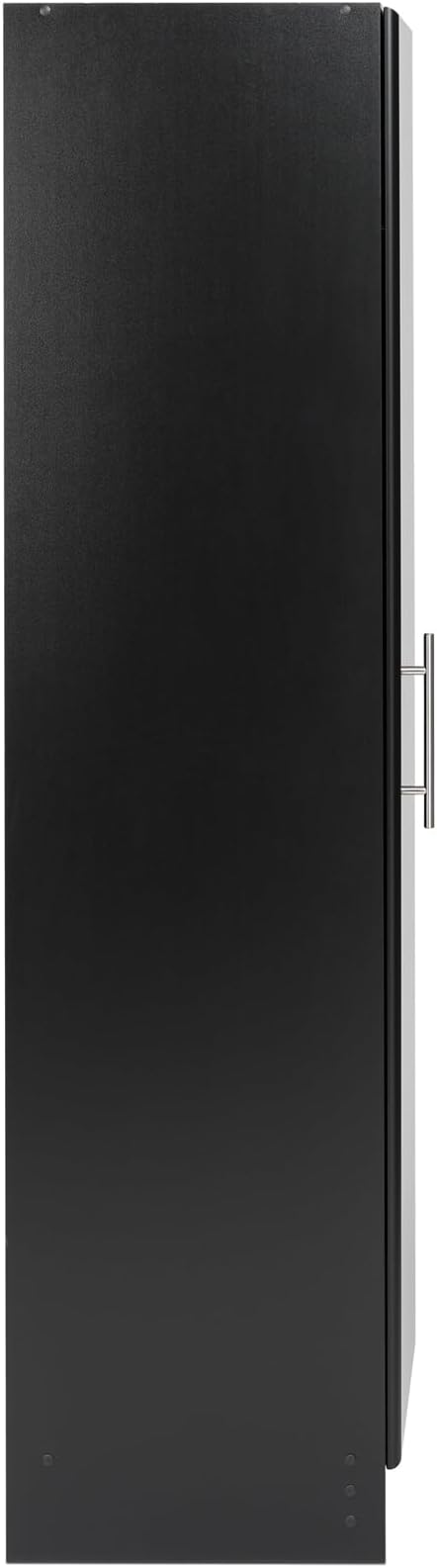 Prepac Elite 16” Wide Black Storage Cabinet with 2 Adjustable Shelves, Ideal for Bathroom, Pantry, Kitchen, Home Office, Laundry Organization, Good for Narrow Spaces 16”W x 65”H x 16”D, Black