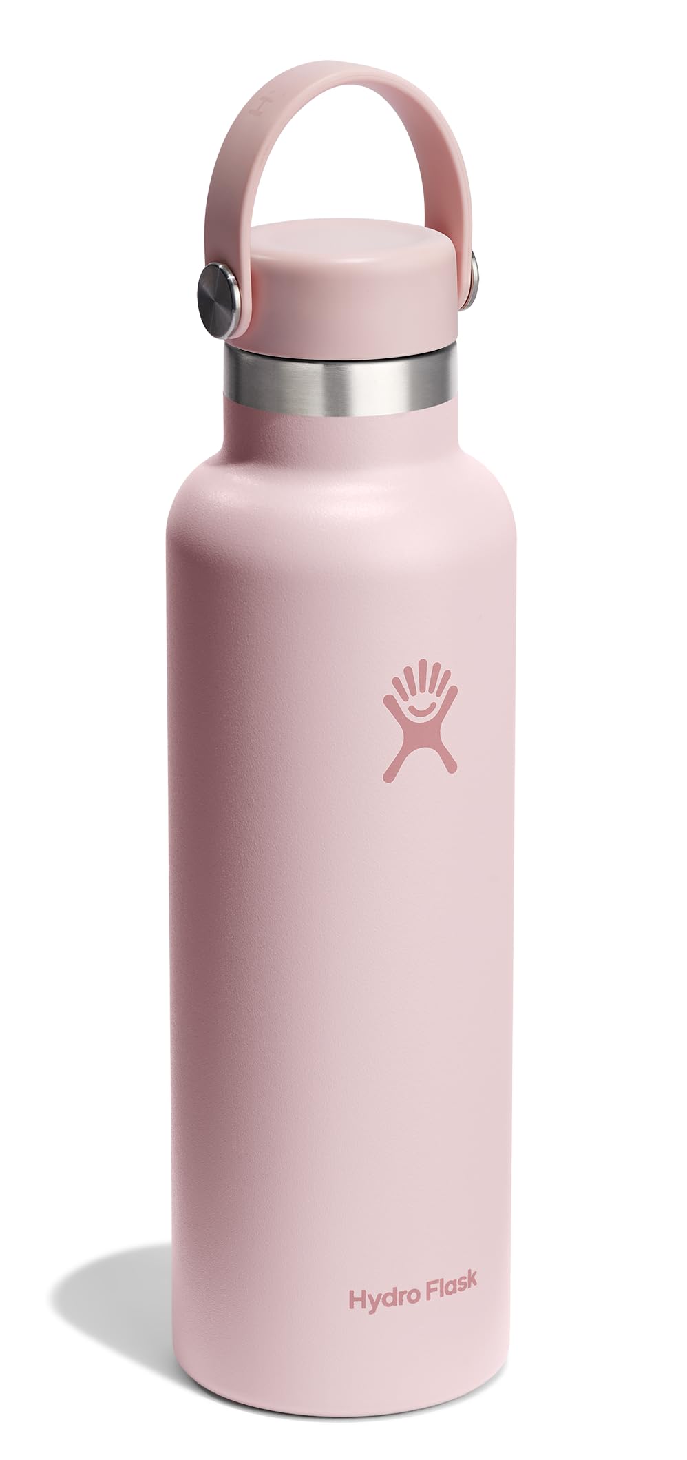 Hydro Flask Water Bottle - Insulated Stainless Steel - Non Spill, Leakproof in 21 Oz Trillium Pink