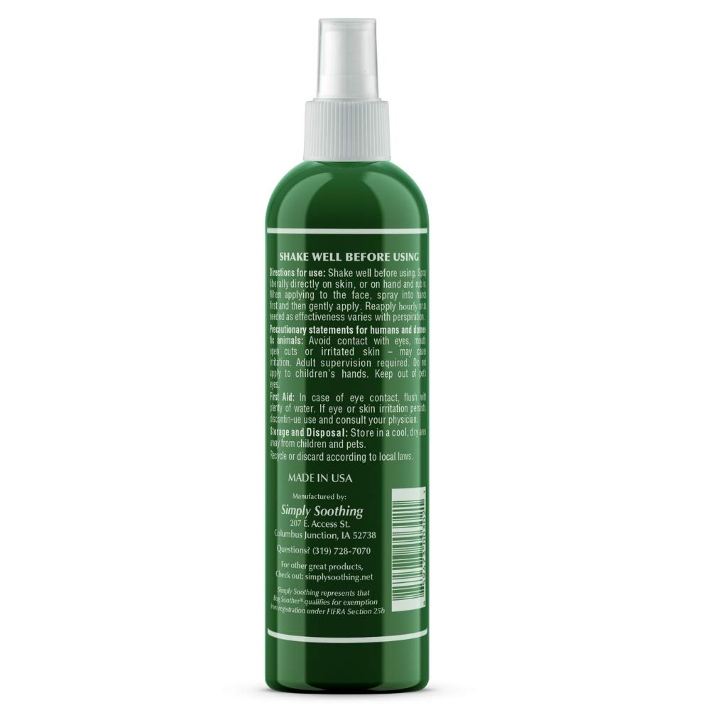 Bug Soother Natural Insect Repellent Spray, DEET-Free 4 oz. (3 Count)