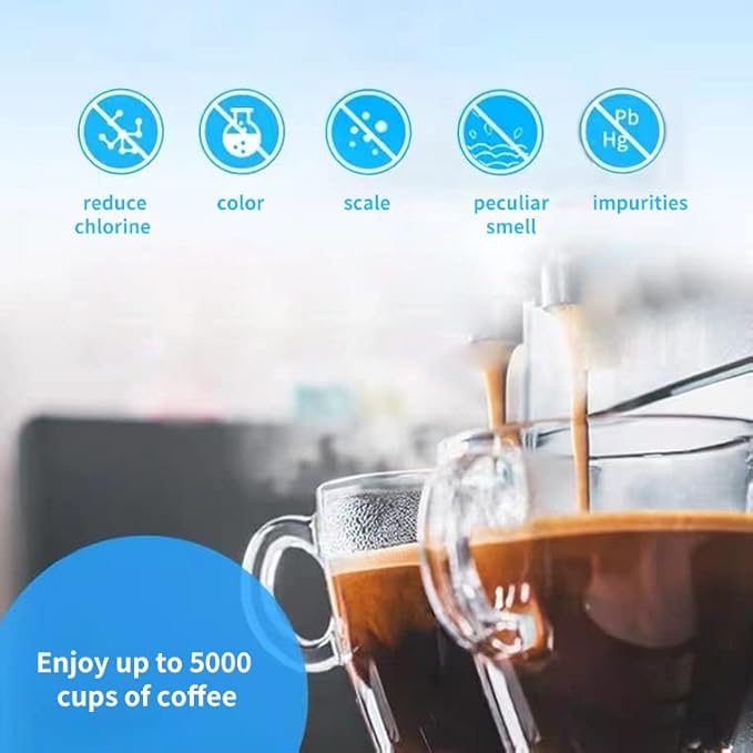 Coffee Machines Water Filter Compatible with Philips Saeco AquaClean 4 Pack