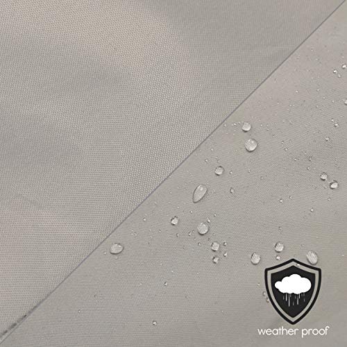 Pyle Boat Cover for Deck Boats - 21-24 ft Heavy Duty Pontoon Boat Cover, Waterproof Marine Grade Polyester, UV & Weather Resistant, Fits Beam Width up to 94", Storage Bag,