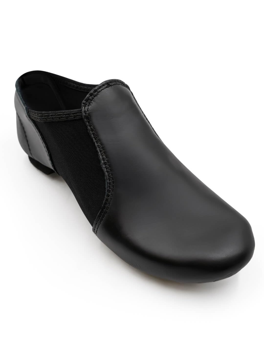 Capezio E-Series Jazz Slip On, Caramel, 7.5 M
