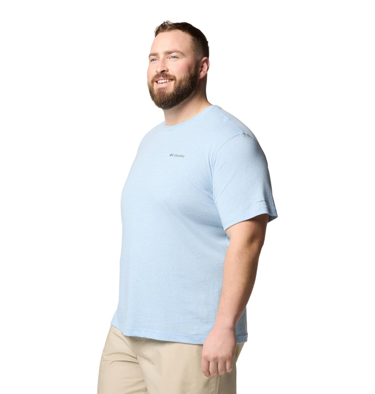 Columbia Mens Thistletown Hills Short Sleeve T-Shirt, Ripple Blue Heather, 5X Tall