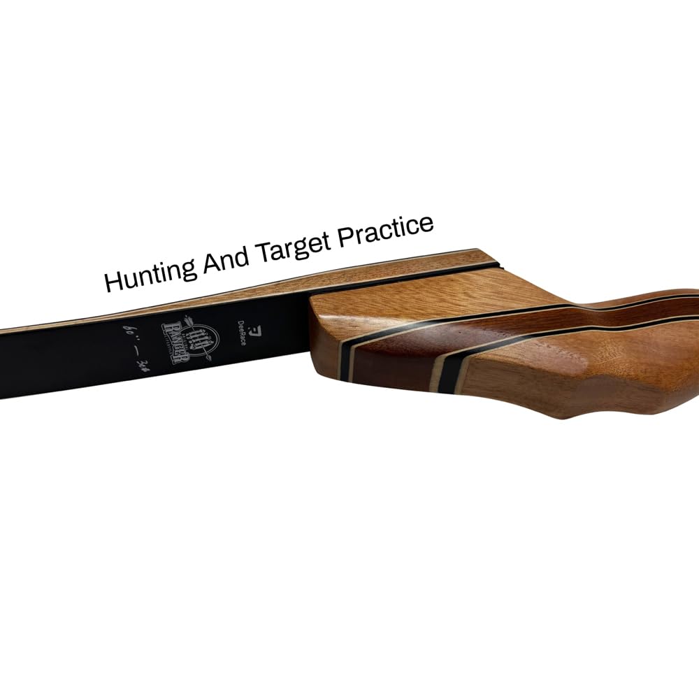 DEERACE Archery 58" 60" Hunting Recurve Bow, Bow and Arrow Set for Adults Youth Beginner Hunting Targeting Archery (35 Lbs, 58")