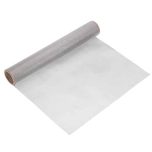 uxcell 350 Mesh 39" x 12" Woven Wire Mesh, 304 Stainless Steel Air Vent Filter