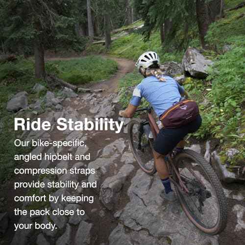 Osprey Savu 5L Biking Waist Pack for Men and Women, Black