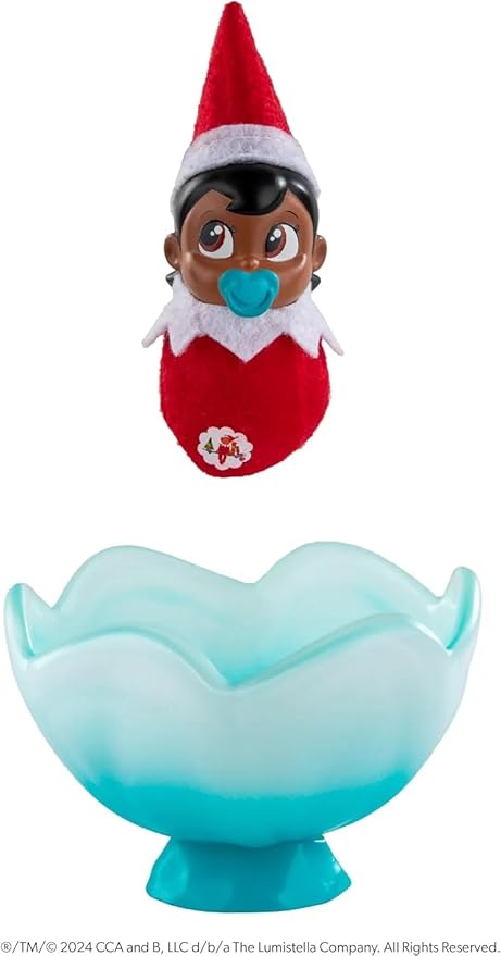 The Elf on The Shelf Frost Pips Dark Tone Duo: Boy and Girl Dark Tone Mini-Blooms
