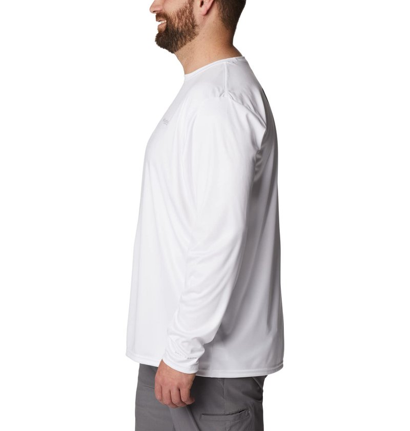 Columbia Men's Terminal Tackle PFG State Triangle Long Sleeve, Moisture Wicking, Uv Sun Protection