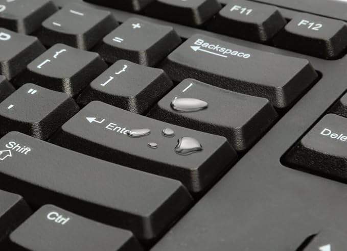 Kensington Wired Valu Keyboard, QWERTY Keyboard,104-Key, Black (K72391WW)