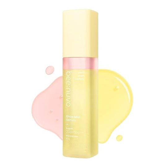 Glow Mist Serum, Propolis 20,000 ppm, Niacinamide 5%, Hyaluronic Acid, Hydrating Face Mist, Lightweight Serum, Non-Comedogenic, For Sensitive Skin, Korean Skin Care (2.70 fl oz)