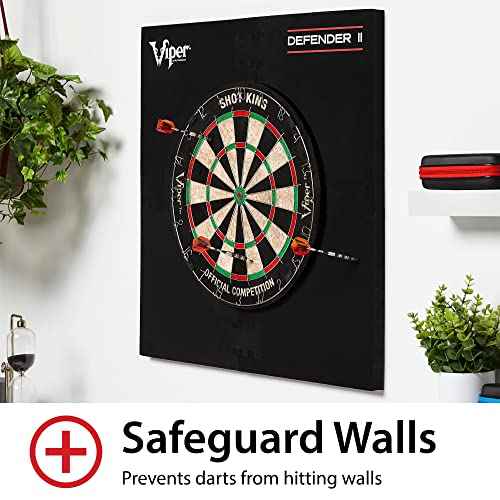 Viper Defender II Backboard & Sisal/Bristle Steel Tip Dartboard Bundle